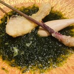 京橋 天冨良と鮨 いしい - 鰆と矢生姜の若狭地