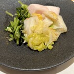 紀尾井町 とんかつ・洋食ひとみ - お新香