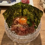 炙場牛心 - 炙りユッケ