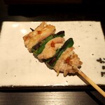 おみ乃 椿 - 伊達鶏 せせり（首） + かんずり