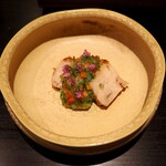 おみ乃 椿 - 炭火焼き 伊達鶏 もも肉の南蛮漬け