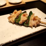 おみ乃 椿 - 伊達鶏 せせり（首） + かんずり