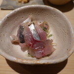 千葉たかおか - 朝採れの鯵のたたき