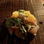 胃袋 - 甘夏とまーまちのカルパッチョ