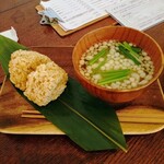 ノガケ - 玄米おにぎりとお味噌汁
