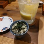 酒呑蕎食〆タグル - お通し