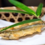 よし町 - 2024.6 東西水産成田市産活け稚鮎天ぷら