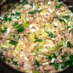 よし町 - 2024.6 夏野菜の御飯（黄ニラ、行者にんにく、新玉葱、土浦市新治地区産特選コシヒカリ）