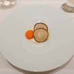 CHIUnE - 原木しいたけと卵黄、じゃがいもピューレ