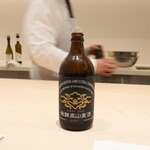 CHIUnE - 鮎のスープには定番の黒ビール