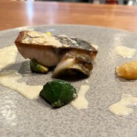Chez Tetsu - 魚料理 　サワラと黒アワビポワレ
