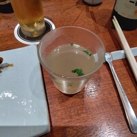 伊勢廣 京橋本店 - 鶏スープ