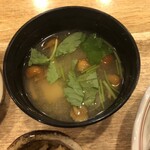佐賀昇 - なめこ&豆腐&三つ葉の味噌汁
