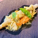 Duesta - 今日の1番！ホワイトアスパラと蟹！この旨みに感動です