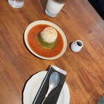 UNITY CAFE - アイスほうじ茶ラテ、抹茶プリン+アイスクリーム