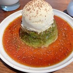 UNITY CAFE - 抹茶プリン+アイスクリーム
