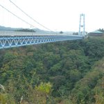 慈久庵 - 慈久庵の奥にある日本一のつり橋