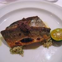 カーザ ヴィニタリア - 秋刀魚の天火焼き　香草風味のクスクス添え