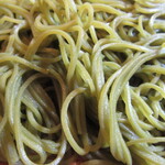 手打そば　いしやま - 茶そば