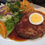 和風グリル 飛鳥 - ふっくらハンバーグ