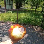 大麦代駐車場売店 - アメリカンドッグ