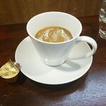 キッチン ブルー グローブ - ホワイトコーヒーにします