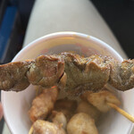 ワタナベ食品 直売店 - 2024/06/12
      火水16:00〜やきとり100円セール
      やきとり ✳︎全て塩
      ・もも
      ・ももニンニク
      ・レバー
      ・テール（ぼんじり）
      ・つくね
      各100.44円
      合計 502.2円