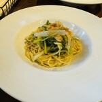 テシマ - 桜エビのオイル仕立て（タリオリーニ）