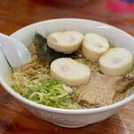 いぶき - 元祖いぶきのラーメン麩増し大盛り。
