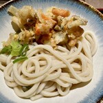 絵空事 - きほんのうどん。＋かき揚げ。