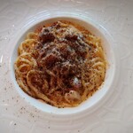 Au Depart Cinq fers - 신슈 계란과 신슈 베이컨의 카르보나라