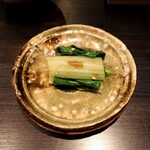 おみ乃 椿 - 京しろ菜 土佐和え