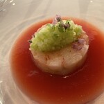 レストランMINAMI - 前菜　甘エビ・アボカド・トマト