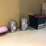 そばの神田東一屋 - コンディメンツ。