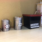 そばの神田東一屋 - コンディメンツ。