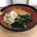 そばの神田東一屋 - アサソバビンボー！　
      冷し朝そば＋きつね！