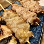 すし酒場 魚あるき - 「せせり(塩)（税込￥260）×3」