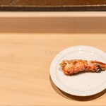 寿司つばさ - エビの頭