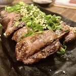 すし酒場 魚あるき - 「白レバネギ塩焼（税込￥770）」