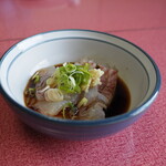 汐浜 - ヒラメと真鯛の漬け
