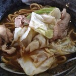 華蔵 - 定食のローメンはスープタイプ