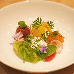 ラ・グランド・メゾンTOKYO - ランチコース 7865円 のトマトの花冠