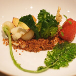 ラ・グランド・メゾンTOKYO - ランチコース 7865円 のお野菜の菜園仕立て