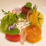 ラ・グランド・メゾンTOKYO - ランチコース 7865円 のトマトの花冠