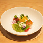 ラ・グランド・メゾンTOKYO - ランチコース 7865円 のトマトの花冠