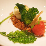 ラ・グランド・メゾンTOKYO - ランチコース 7865円 のお野菜の菜園仕立て