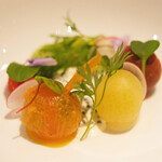 ラ・グランド・メゾンTOKYO - ランチコース 7865円 のトマトの花冠