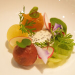 ラ・グランド・メゾンTOKYO - ランチコース 7865円 のトマトの花冠
