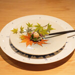 ラ・グランド・メゾンTOKYO - ランチコース 7865円 の利尻昆布の出汁ボール