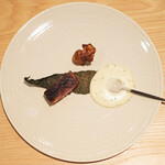 ラ・グランド・メゾンTOKYO - ランチコース 7865円 のフランス産のシャラン鴨 白トリュフのオイル